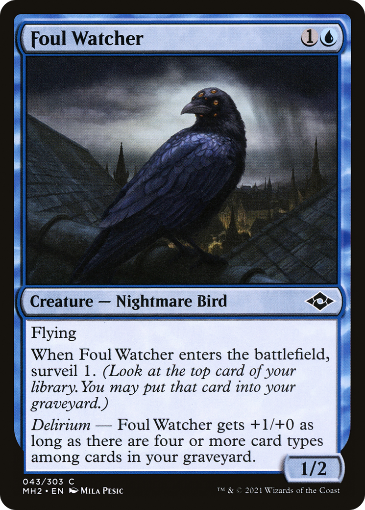 Foul Watcher (MH2-043)  Foil - Modern Horizons 2