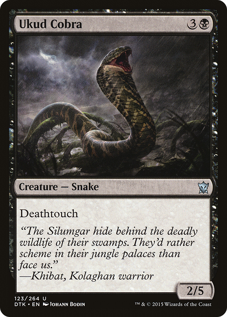 Ukud Cobra (DTK-123)  - Dragons of Tarkir