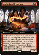 Audacious Reshapers (Extended Art) (C21-374)  - Commander 2021: (Extended Art)