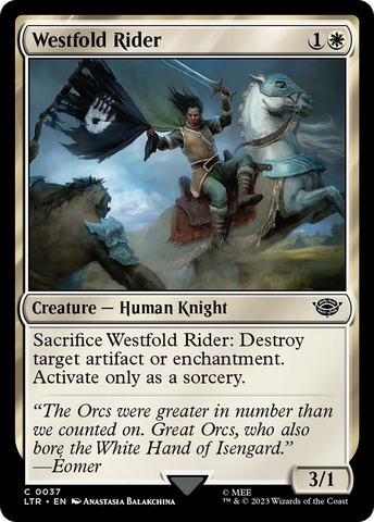 Westfold Rider (LTR-037)  Foil - The Lord of the Rings: Tales of Middle-earth