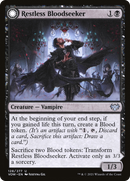 Restless Bloodseeker (VOW-128)  Foil - Innistrad: Crimson Vow: (Double Faced Transform)