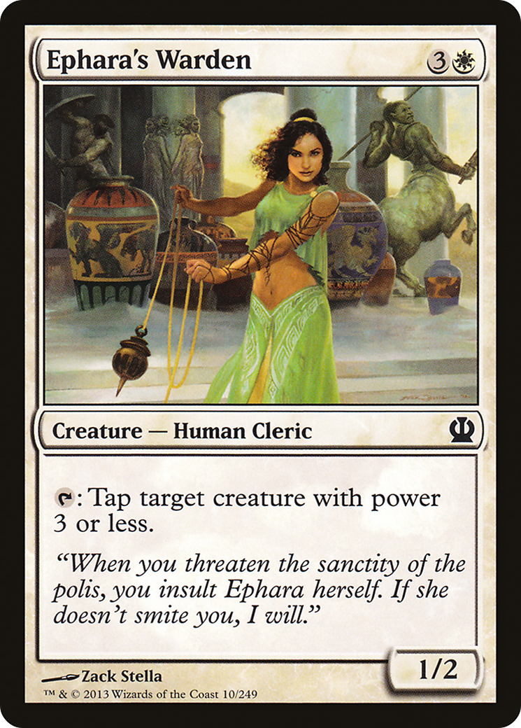 Ephara's Warden (THS-010)  Foil - Theros