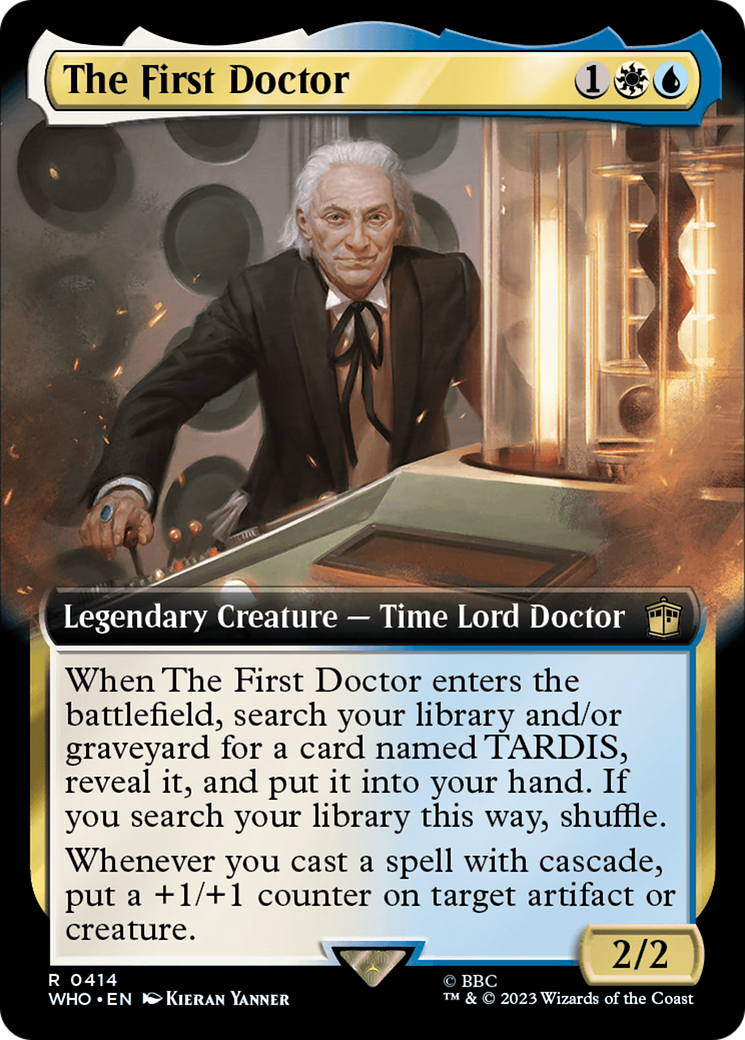 The First Doctor (Extended Art) (WHO-414)  - Doctor Who: (Extended Art)