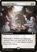 Haunted Library (Extended Art) (VOC-044)  - Crimson Vow Commander: (Extended Art)