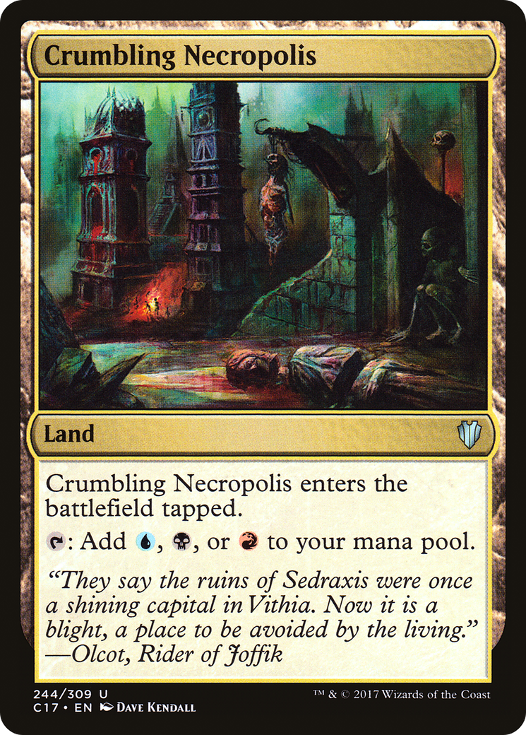 Crumbling Necropolis (C17-244)  - Commander 2017
