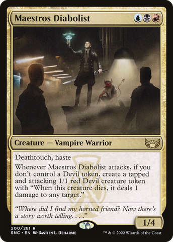 Maestros Diabolist (SNC-200)  - Streets of New Capenna