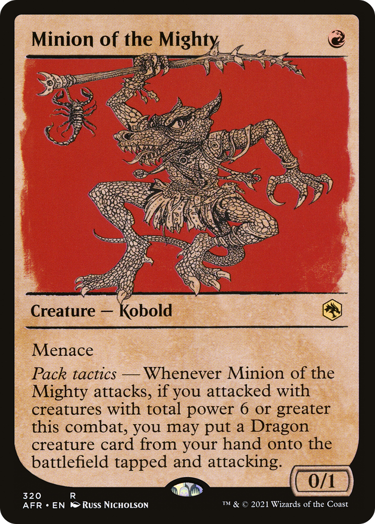 Minion of the Mighty (Showcase) (AFR-320)  - Adventures in the Forgotten Realms: (Showcase)