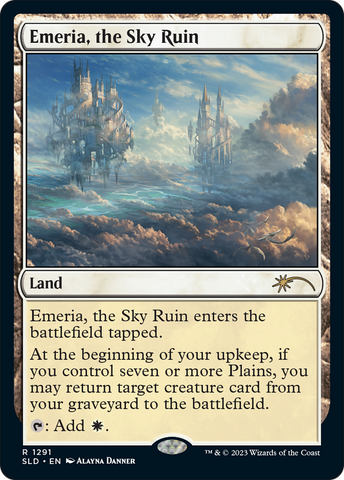 Emeria, the Sky Ruin (SLD-1291)  Foil - Secret Lair Drop