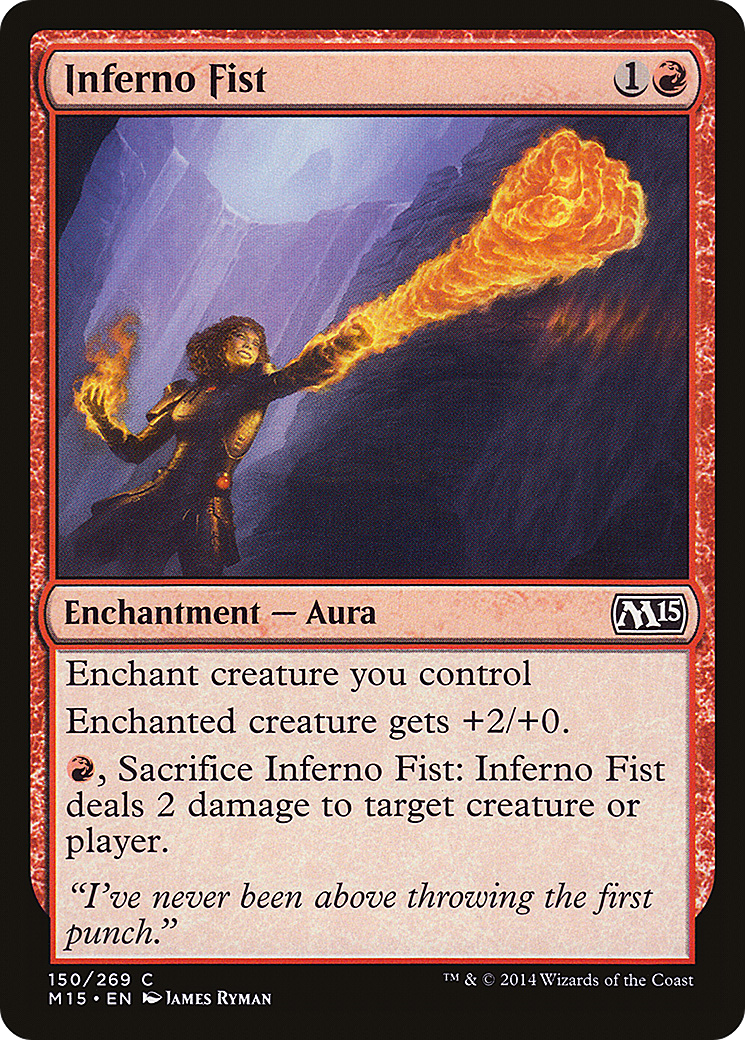 Inferno Fist (M15-150)  Foil - Magic 2015