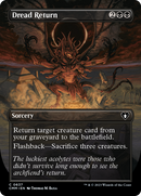 Dread Return (Borderless) (CMM-637)  Foil - Commander Masters
