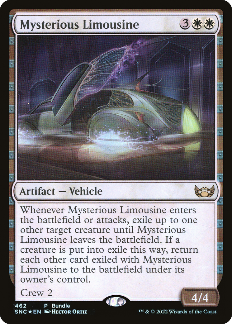 Mysterious Limousine (SNC Bundle) (UMP-462)  Foil - Streets of New Capenna