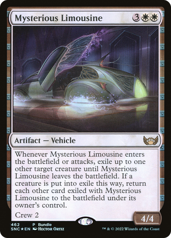 Mysterious Limousine (SNC Bundle) (UMP-462)  Foil - Streets of New Capenna