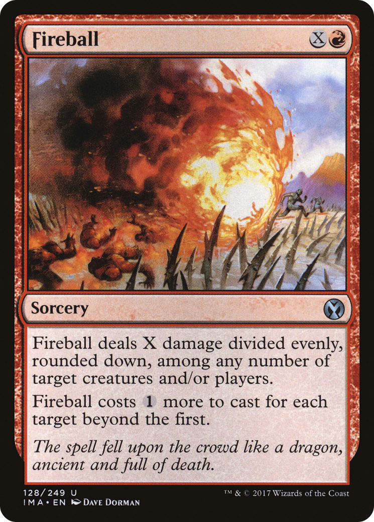 Fireball (IMA-128)  Foil - Iconic Masters