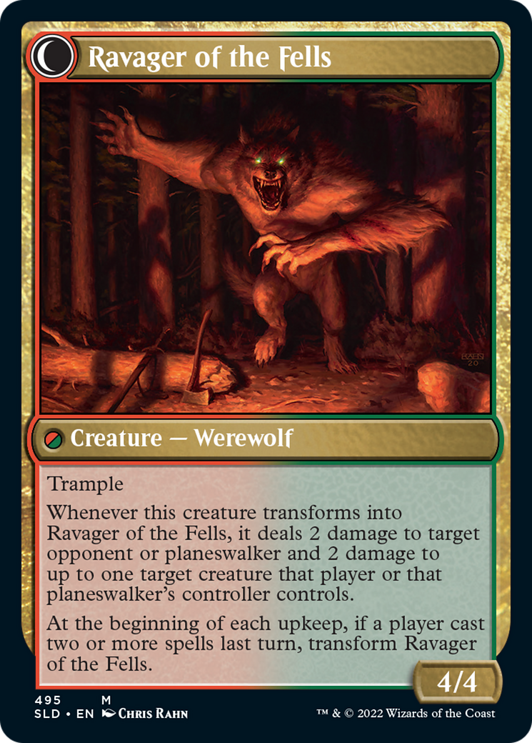 Huntmaster of the Fells (SLD-495)  - Secret Lair Drop: (Double Faced Transform)