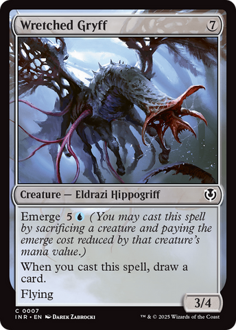 Wretched Gryff (INR-007)  Foil - Innistrad Remastered