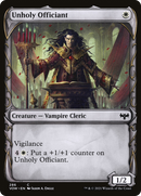 Unholy Officiant (Showcase) (VOW-286)  Foil - Innistrad: Crimson Vow: (Showcase)