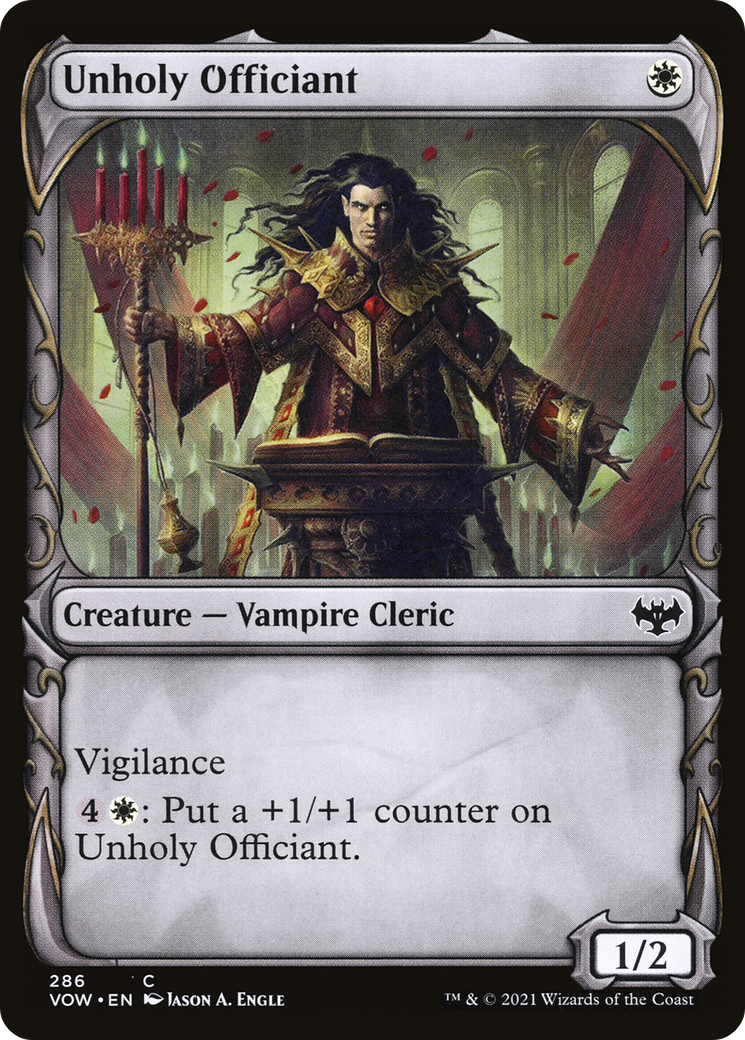 Unholy Officiant (Showcase) (VOW-286)  - Innistrad: Crimson Vow: (Showcase)