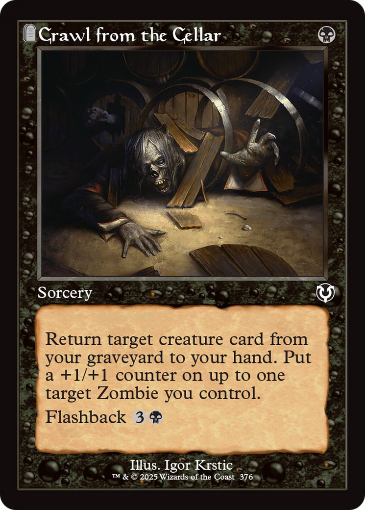 Crawl from the Cellar (Retro Frame) (INR-376)  - Innistrad Remastered: (tombstone)