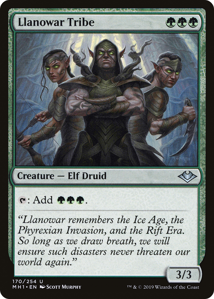 Llanowar Tribe (MH1-170)  - Modern Horizons