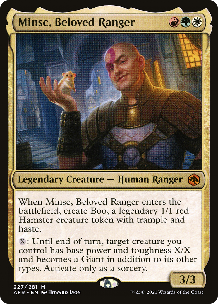 Minsc, Beloved Ranger (AFR-227)  Foil - Adventures in the Forgotten Realms