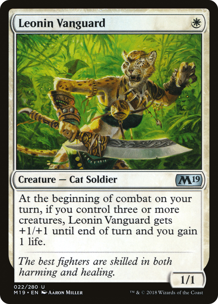 Leonin Vanguard (M19-022)  - Core Set 2019