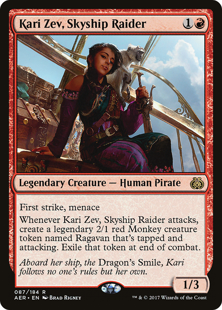 Kari Zev, Skyship Raider (AER-087)  Foil - Aether Revolt