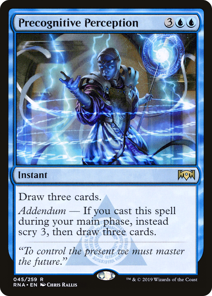 Precognitive Perception (RNA-045)  Foil - Ravnica Allegiance