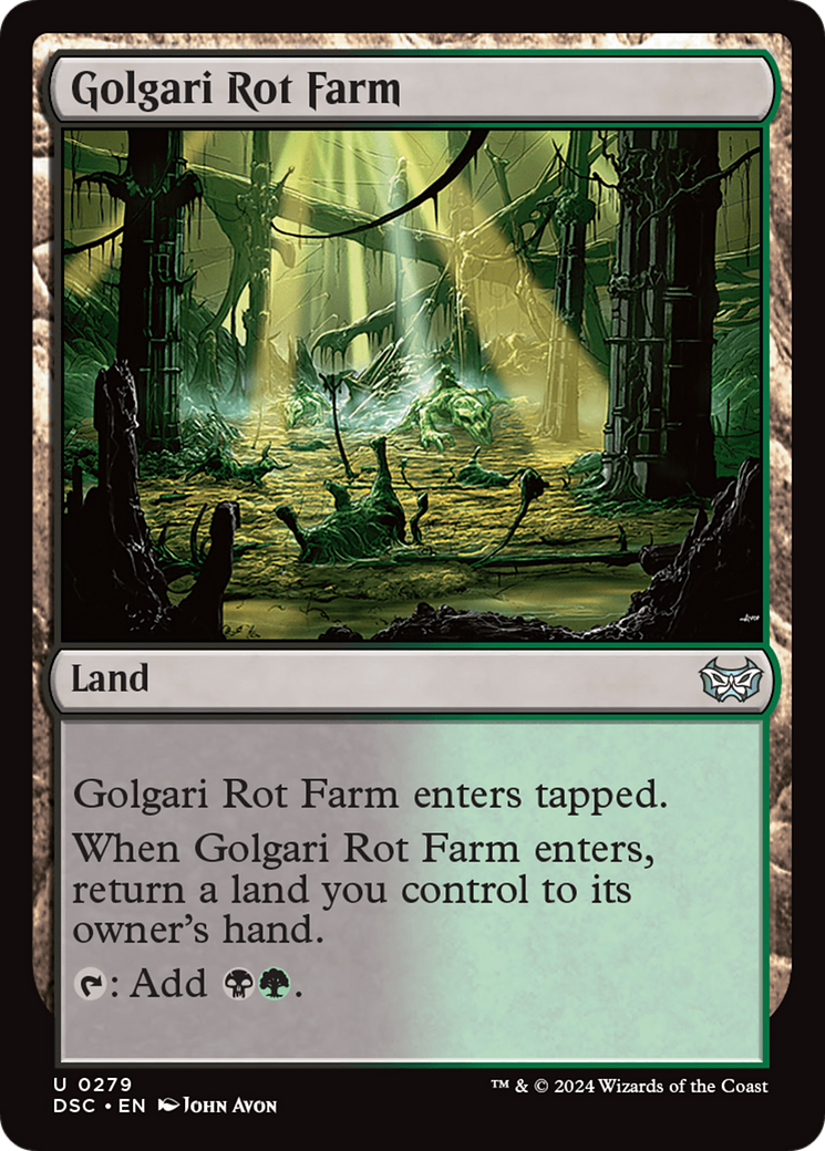 Golgari Rot Farm (DSC-279)  - Duskmourn: House of Horror Commander