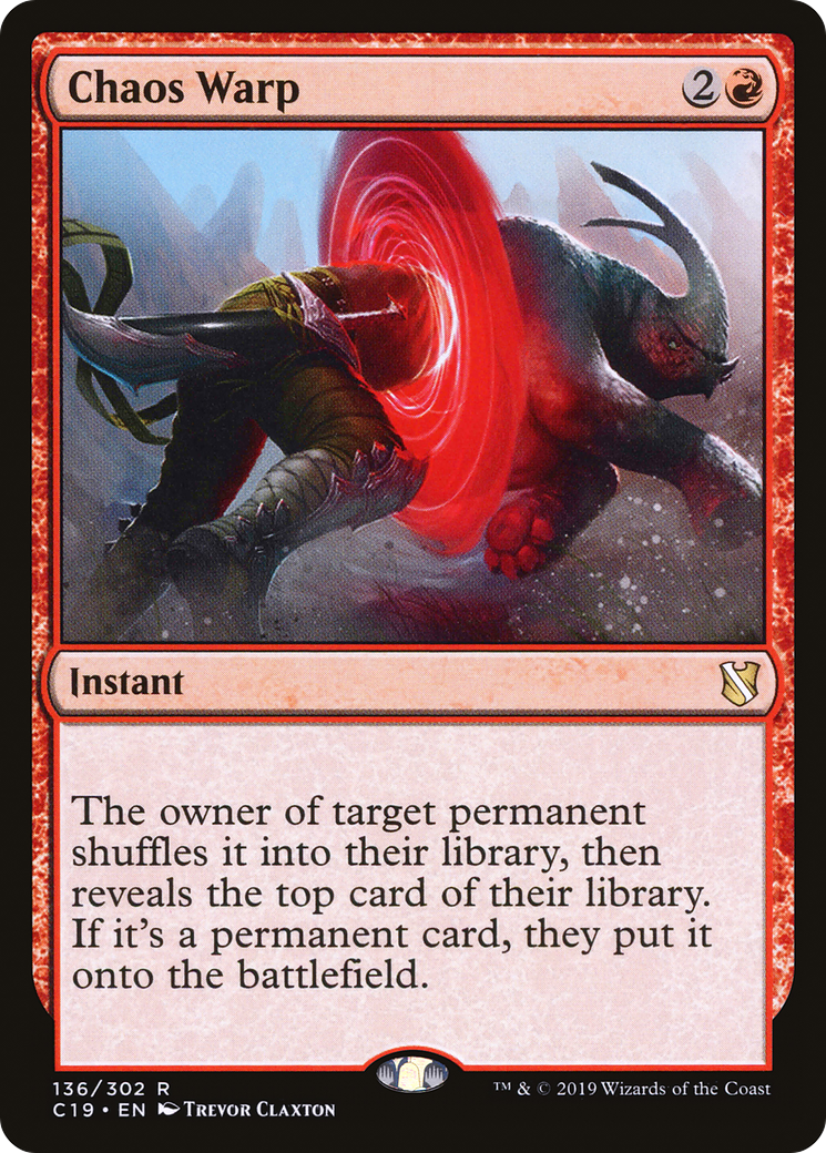 Chaos Warp (C19-136)  - Commander 2019