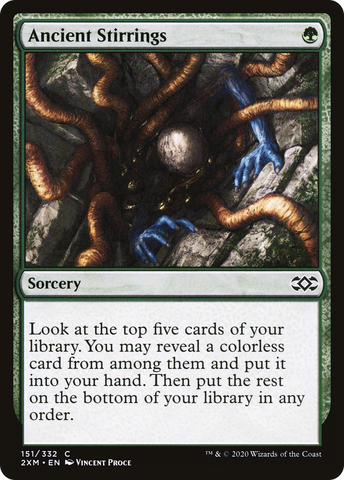 Ancient Stirrings (2XM-151)  Foil - Double Masters