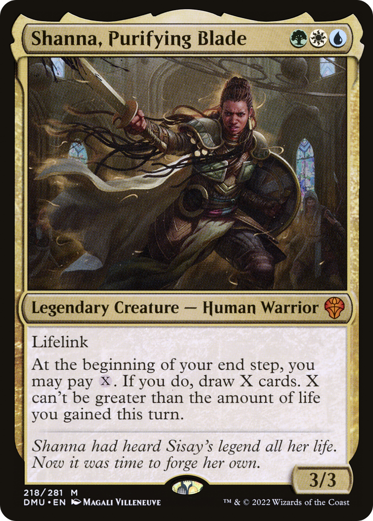 Shanna, Purifying Blade (DMU-218)  - Dominaria United