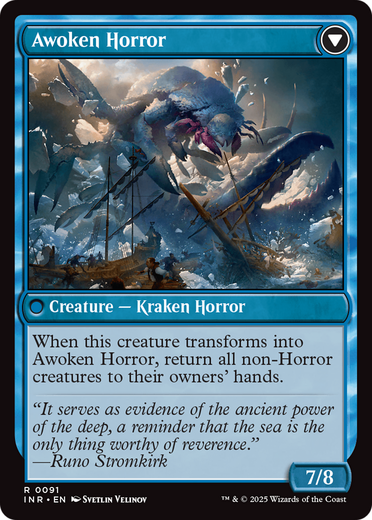 Thing in the Ice (INR-091)  Foil - Innistrad Remastered