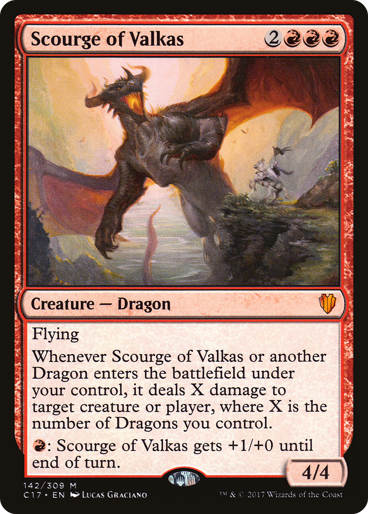 Scourge of Valkas (C17-142)  - Commander 2017