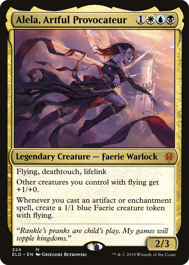 Alela, Artful Provocateur (ELD-324)  - Throne of Eldraine