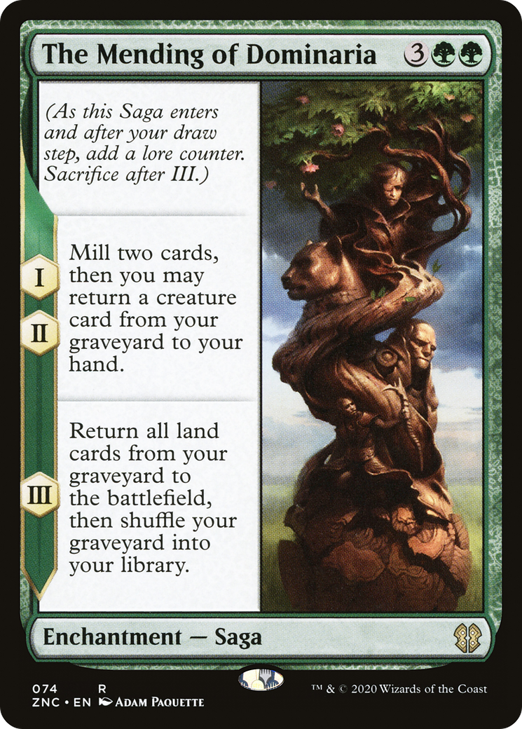 The Mending of Dominaria (ZNC-074)  - Zendikar Rising Commander