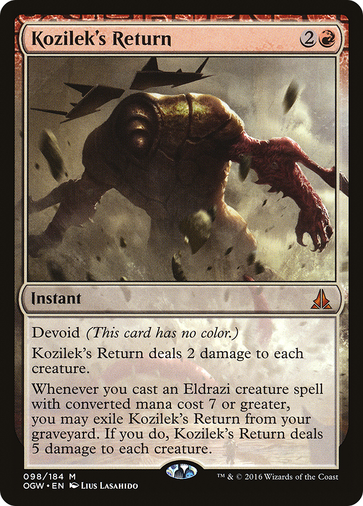 Kozilek's Return (OGW-098)  Foil - Oath of the Gatewatch: (devoid)