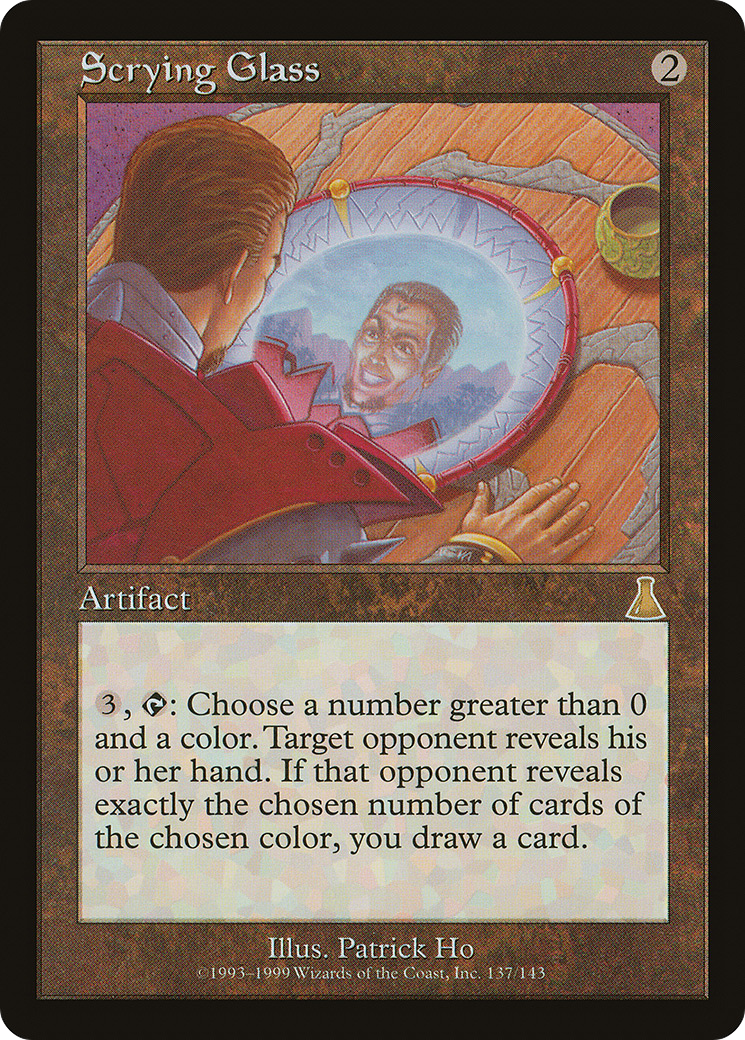 Scrying Glass (UDS-137)  Foil - Urza's Destiny