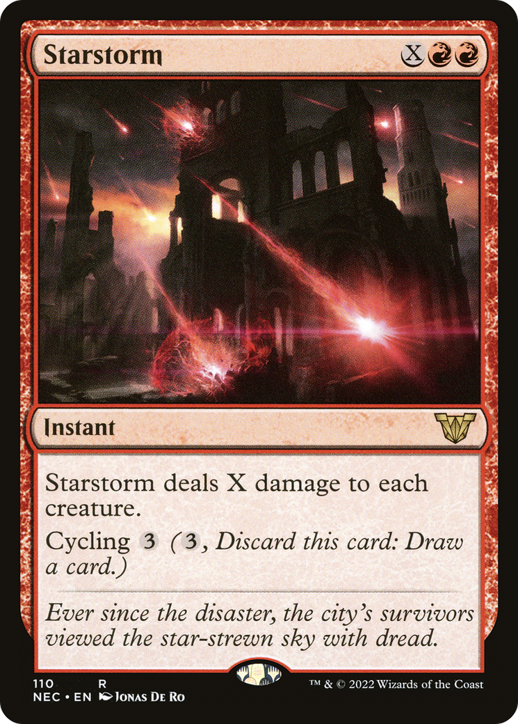 Starstorm (NEC-110)  - Neon Dynasty Commander