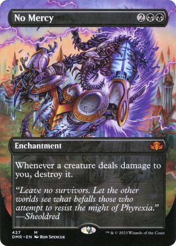 No Mercy (Borderless) (DMR-427)  Foil - Dominaria Remastered