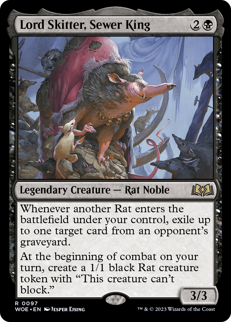 Lord Skitter, Sewer King (WOE-097)  - Wilds of Eldraine