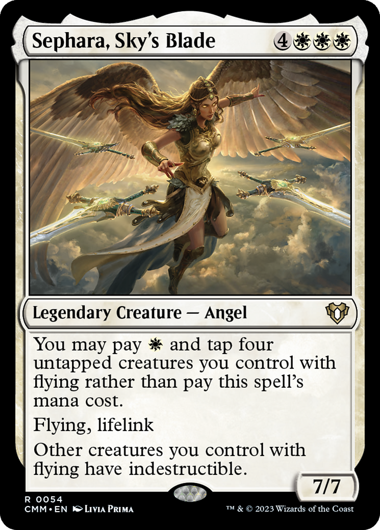 Sephara, Sky's Blade (CMM-054)  Foil - Commander Masters