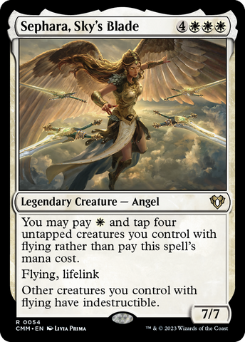 Sephara, Sky's Blade (CMM-054)  Foil - Commander Masters