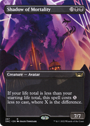 Shadow of Mortality (Borderless) (SNC-287)  Foil - Streets of New Capenna