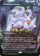 Doubling Season (Anime Borderless) (Confetti Foil) (WOT-101)  Foil - Wilds of Eldraine: Enchanting Tales