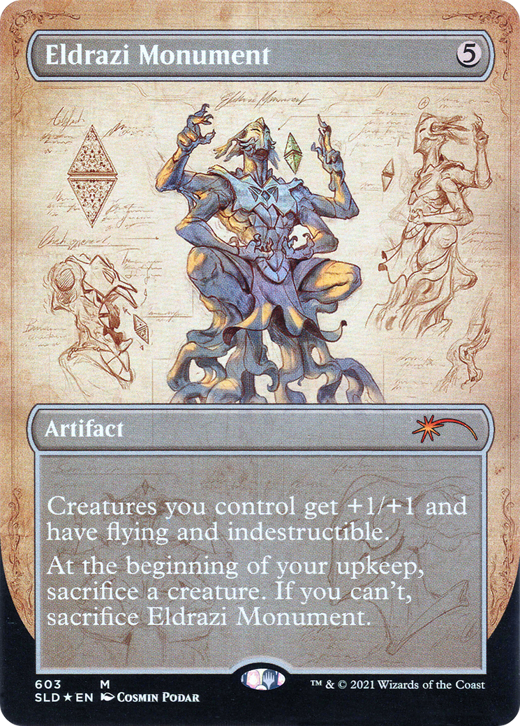Eldrazi Monument (SLD-603)  Foil - Secret Lair Drop (Borderless)