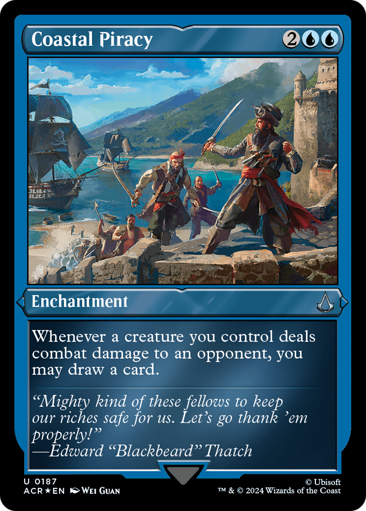 Coastal Piracy (ACR-187)  Etched Foil - Assassin's Creed