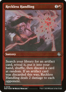 Reckless Handling (MAT-119)  Etched Foil - March of the Machine: The Aftermath