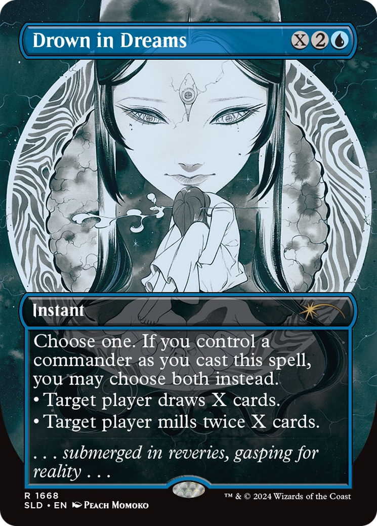 Drown in Dreams (SLD-1668)  - Secret Lair Drop (Borderless)