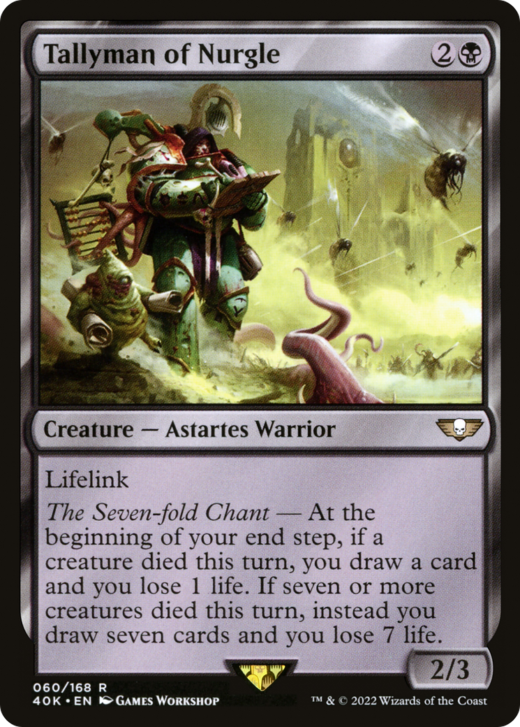 Tallyman of Nurgle (40K-060)  - Warhammer 40,000 Commander