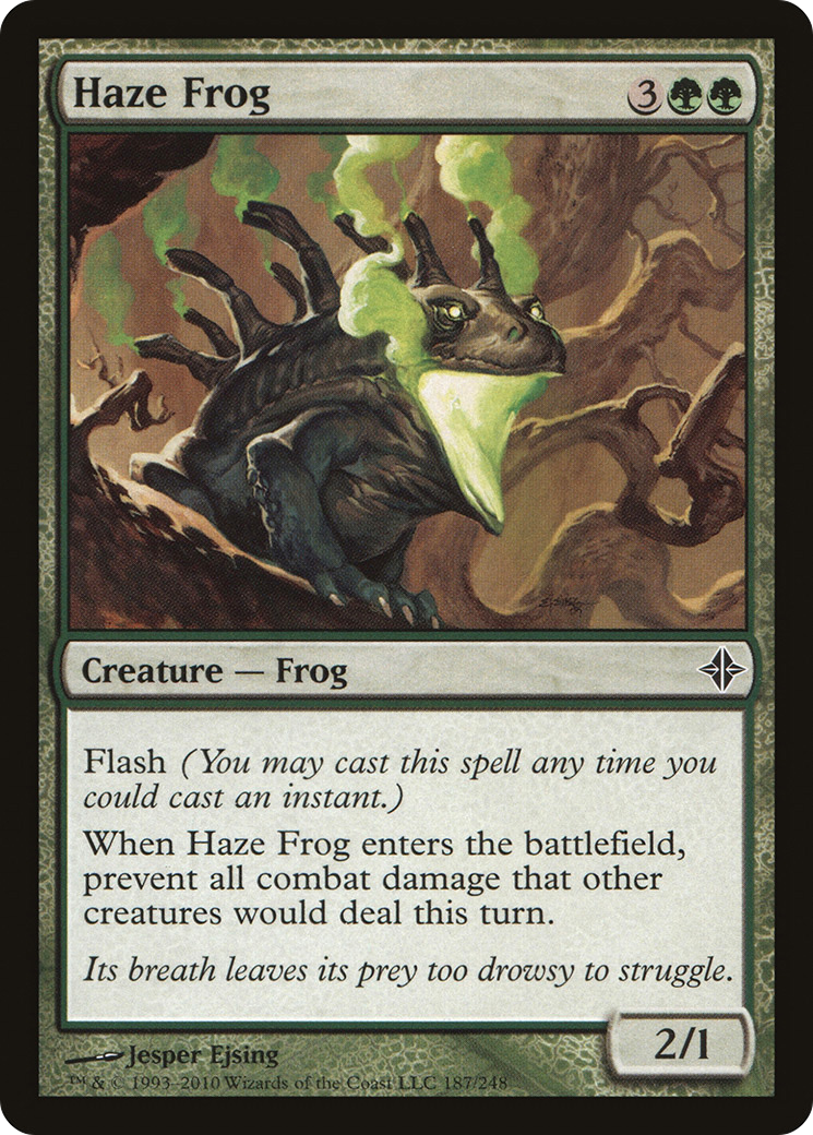 Haze Frog (ROE-187)  - Rise of the Eldrazi